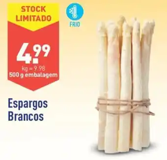 ALDI Espargos Brancos 500g promoção