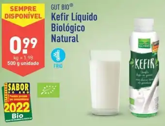 ALDI Gut Bio Kefir Líquido Biológico Natural 500g promoção
