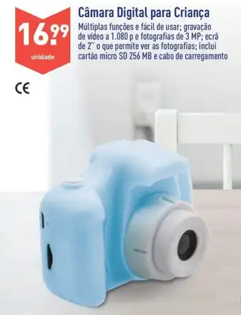 ALDI Câmara Digital para Criança promoção
