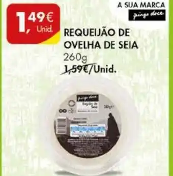 Pingo Doce Requeijão de Ovelha de Seisa 260g promoção