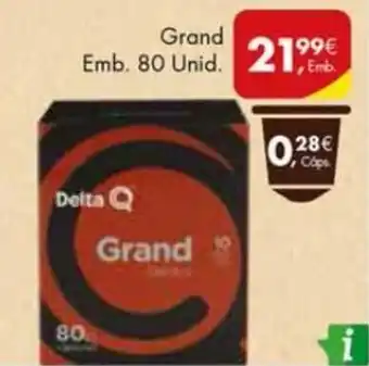 Pingo Doce Cápsulas p/Máquina Delta Q Grand 80 unid. promoção