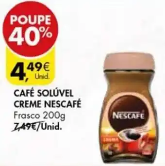 Pingo Doce Café Solúvel Creme Nescafé 200g promoção