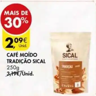 Pingo Doce Café Moído Tradição Sical 250g promoção
