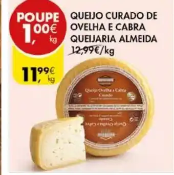 Pingo Doce Queijo Curado de Ovelha e Cabra Queijaria Almeida promoção