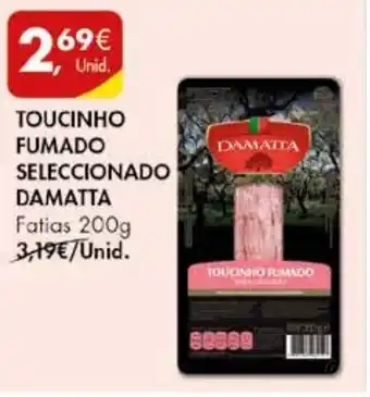 Pingo Doce Toucinho Fumado Seleccionado Damatta 200g promoção