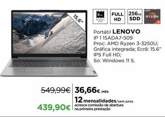 El Corte Inglés Notebook lenovo promoção