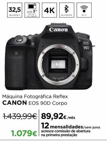 El Corte Inglés Câmera reflex canon promoção