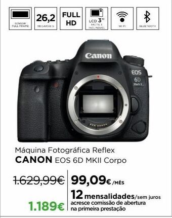 El Corte Inglés Câmera reflex canon promoção