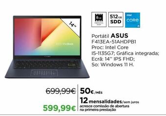 El Corte Inglés Notebook asus promoção