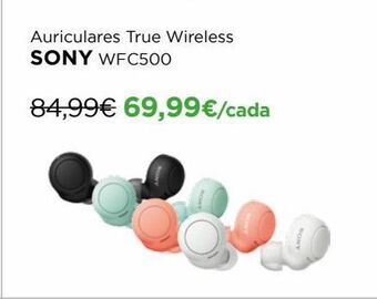El Corte Inglés Auriculares sony promoção