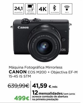 El Corte Inglés Câmera fotográfica canon promoção