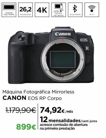 El Corte Inglés Câmera fotográfica canon promoção