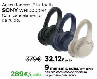 El Corte Inglés Auscultadores sony promoção