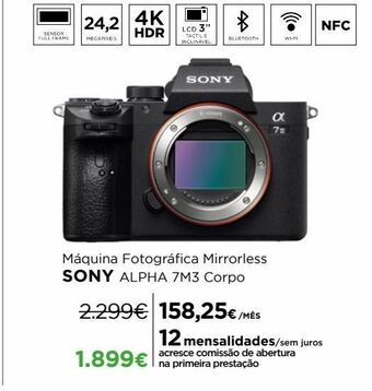 El Corte Inglés Câmera fotográfica sony promoção