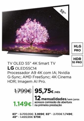 El Corte Inglés Tv 55'' led lg promoção
