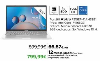 El Corte Inglés Notebook asus promoção