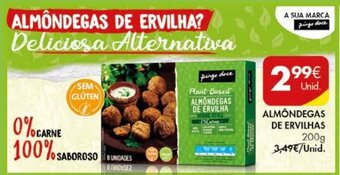 Pingo Doce Almôndegas de Ervilhas 200g promoção
