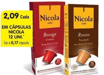 Minipreço Cápsulas de café nicola promoção