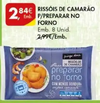 Rissóis de Camarão P/Preparar No Forno 8 Unid