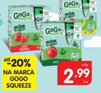 Polpa de frutas gogo squeez