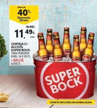 Continente Bom dia Cerveja super bock promoção