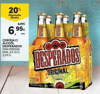 Continente Bom dia Cerveja desperados promoção