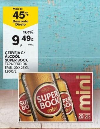 Continente Bom dia Cerveja super bock promoção
