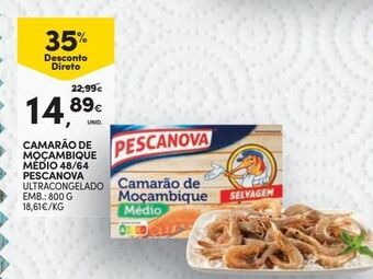 Continente Bom dia Camarão pescanova promoção