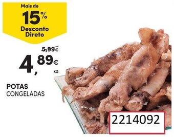 Continente Potas Congeladas promoção