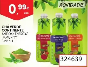 Chá Verde Continente 1L