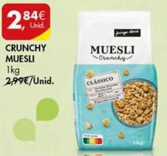 Pingo Doce Crunchy Muesli Pingo Doce 1kg promoção