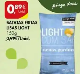 Pingo Doce Batatas Fritas Lisas Light 150g promoção