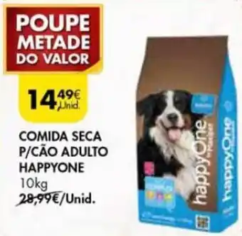 Pingo Doce Comida Seca p/Cão Happy One Adulto 10kg promoção
