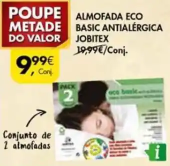 Pingo Doce Almofada Eco Basic Antialérgica Jobitex promoção
