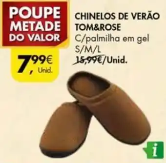 Chinelos de Verão Tom & Rose S/M/L