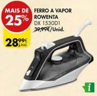 Pingo Doce Ferro a Vapor Rowenta promoção