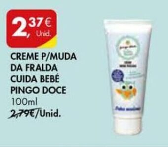 Pingo Doce Creme p/Muda da Fralda Cuida Bebé Pingo Doce 100ml promoção