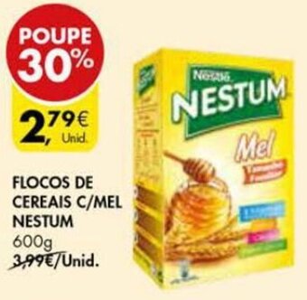 Pingo Doce Flocos de Cereais c/Mel Nestum 600g promoção