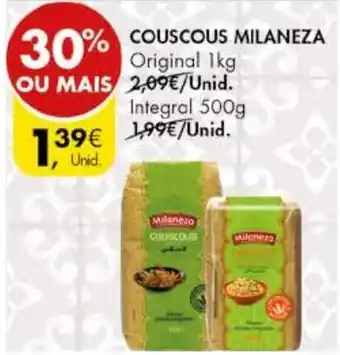 Pingo Doce Couscous Milaneza Original 1kg promoção