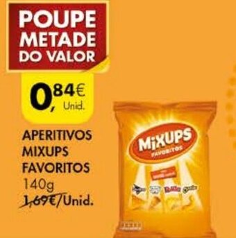 Pingo Doce Aperitivos Mixups Favoritos 140g promoção