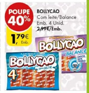 Pingo Doce BOllycao Com Leite/Balance 4 Unid promoção