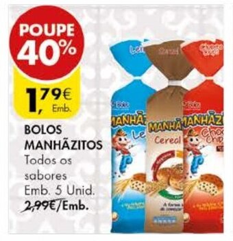 Pingo Doce Bolos Manhãzitos 5 Unid promoção