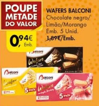 Pingo Doce Wafers Balconi 5 Unid promoção