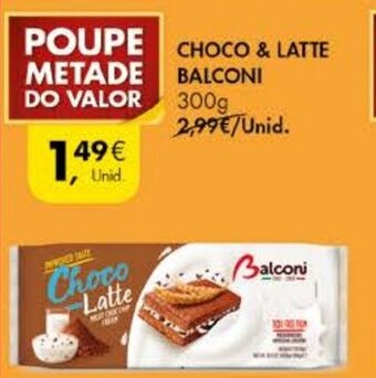 Pingo Doce Choco & Latte Balconi 300g promoção