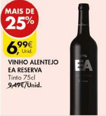 Pingo Doce Vinho Alentejo ea Reserva 75cl promoção