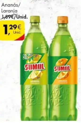 Pingo Doce Sumol Ananás Laranja promoção