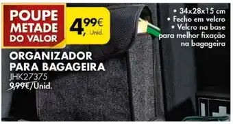 Pingo Doce Organizador para Bagageira 34x28x15cm promoção
