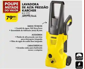 Pingo Doce Lavadora de Alta Pressão Karcher promoção