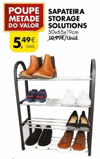 Pingo Doce Sapateira Storage Solutions 50x65x19cm promoção