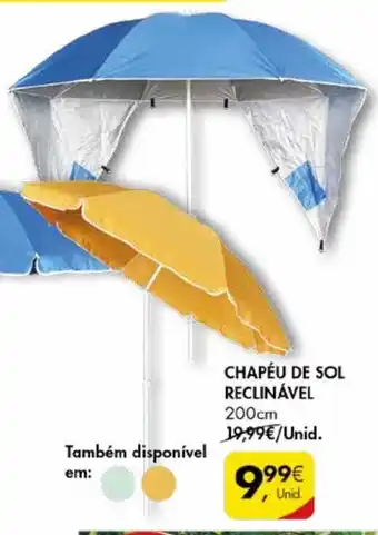 Pingo Doce Chapéu de Sol Reclinável 200cm promoção